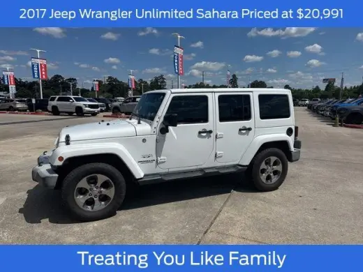 Jeep Wrangler Unlimited 2017 4x4 Sahara 4dr SUV