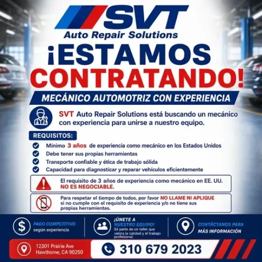 OFREZCO EMPLEO EN HAWTHORNE