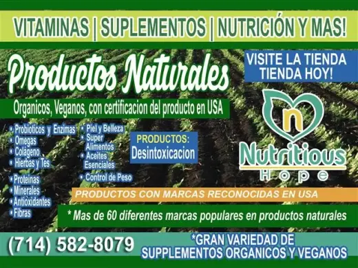 Vitaminas y Suplementos Llame