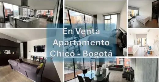 Vendo Apto 3h en Chicó-Bogotá