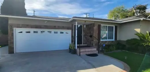 Two car garage door with windo