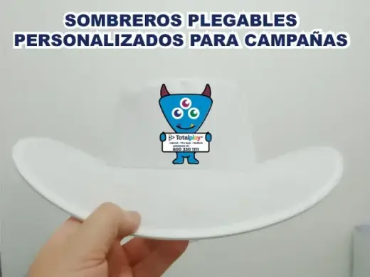 SOMBREROS PLEGABLES PROMOCIONA