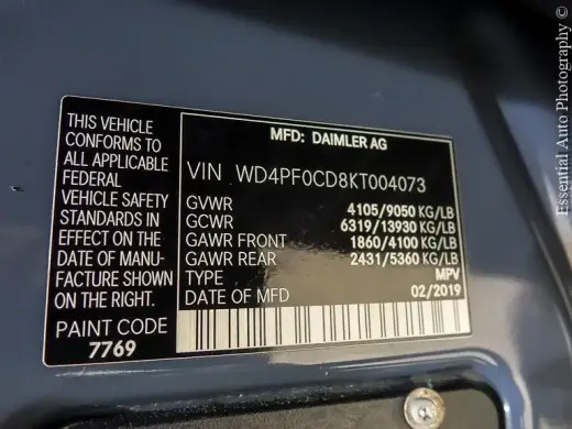 Mercedes-Benz Sprinter 2019 4x2 2500 3dr 144 in. WB Cargo Van (3.0L V6)