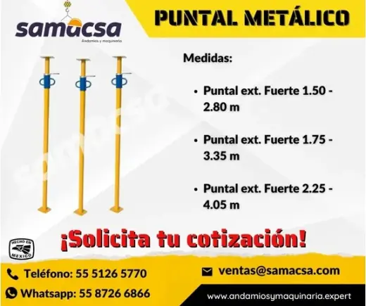PUNTAL METALICO, SAMACSA