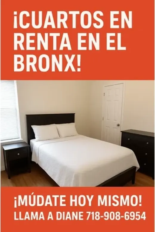 mudate hoy en el Bronx!