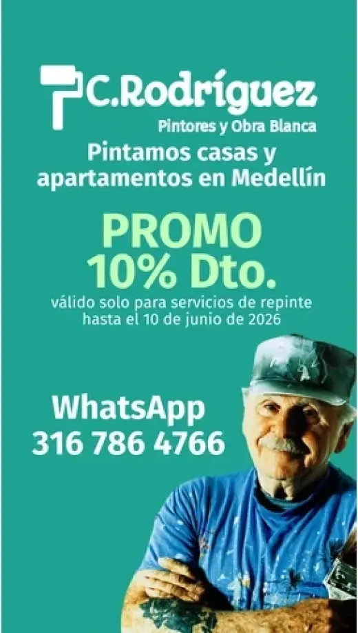 Pintamos apartamentos Medelín