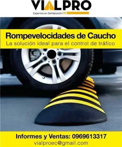 Rompevelocidades de Caucho