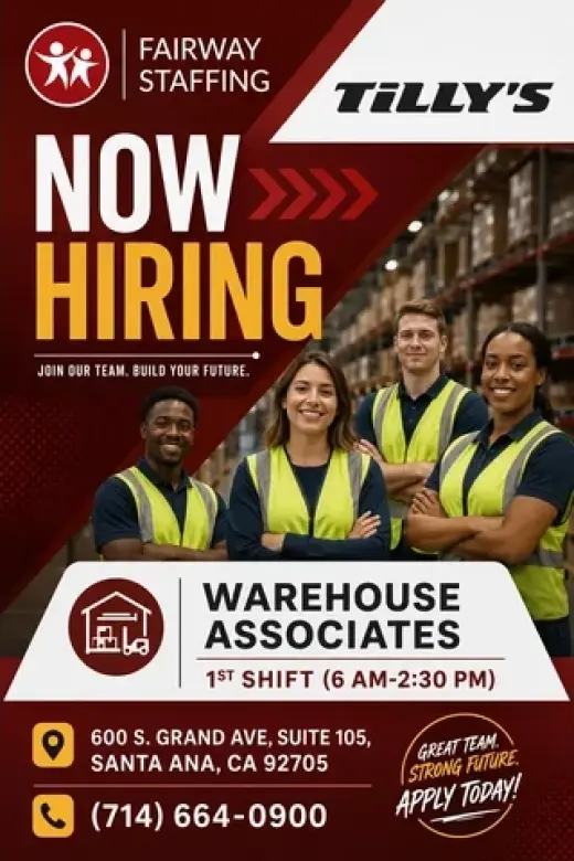 Warehouse Jobs in OC