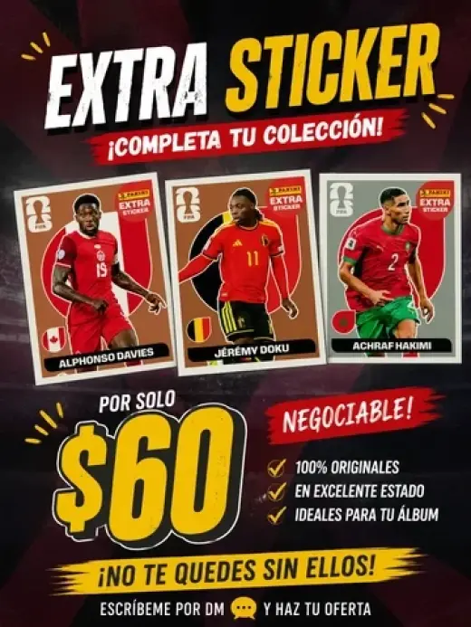 Extras stickers del mundial
