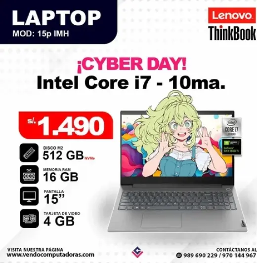 Laptop Intel Core i7 - 10ma.