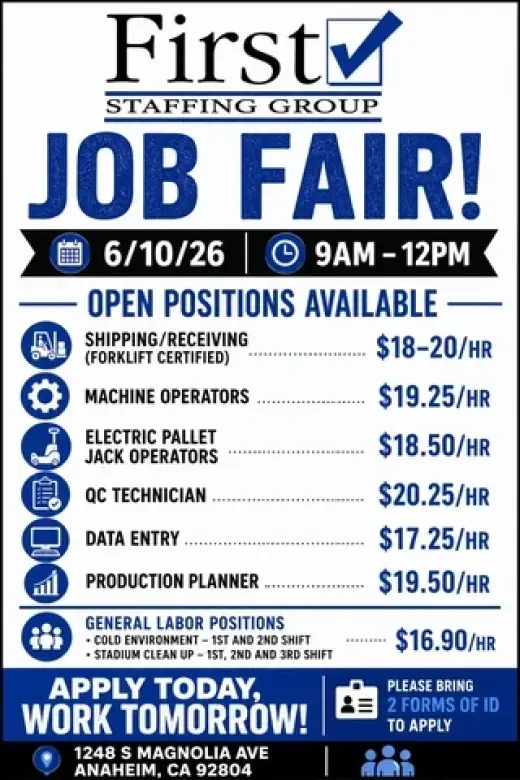 FERIA DE TRABAJO 6/10