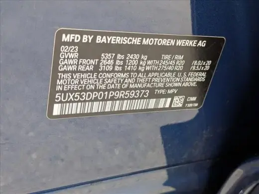 BMW X3 2023 AWD xDrive30i 4dr Sports Activity Vehicle