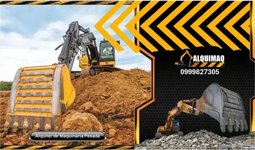 Alquiler de Excavadoras.