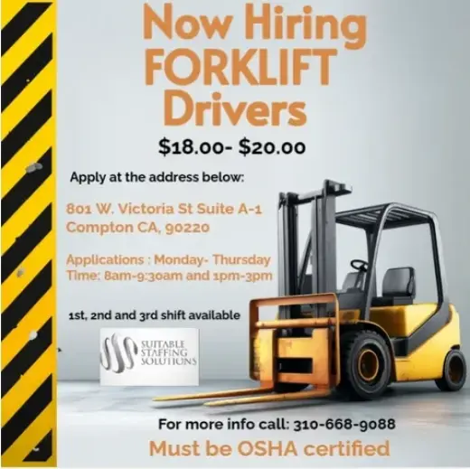 Montacargista- Forklift Driver