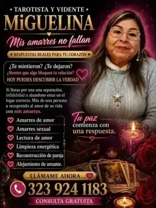 ✨TAROTISTA VIDENTE MIGUELINA🔮