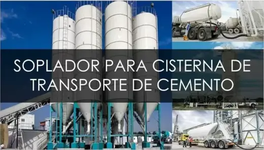 SOPLADOR DESCARGA DE CEMENTO