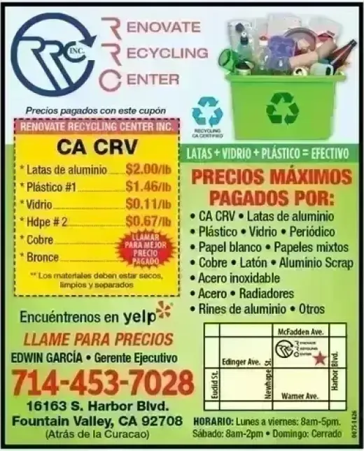 RENOVATE RECYCLING CENTER