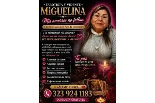 ✨TAROTISTA VIDENTE MIGUELINA🔮