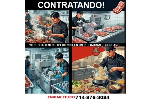 RESTAURANTE ESTÁ CONTRATANDO📍