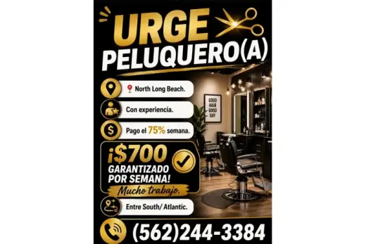 PELUQUERO(A)📍North Long Beach