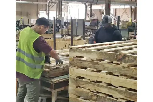 TRABAJADOR PARA PALLETS