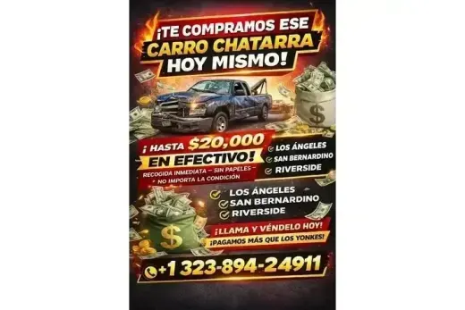 Compro todo tipo de Carros