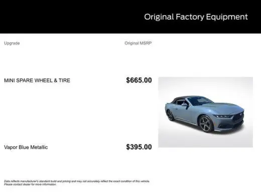 Ford Mustang 2025 EcoBoost 2dr Convertible