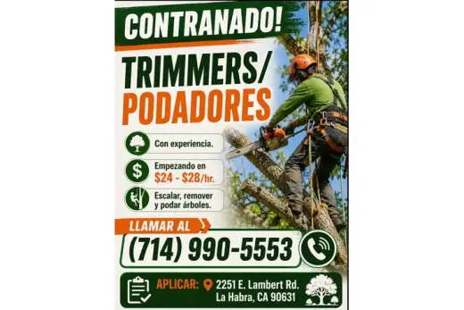 🌳TRIMMERS/PODADORES📍La Habra