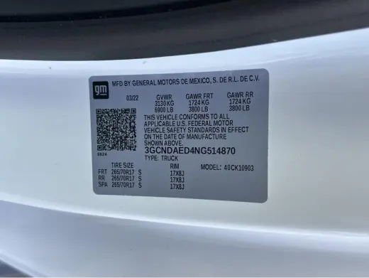 2022 Chevrolet Silverado 1500