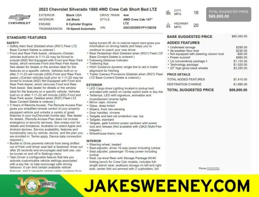2023 Chevrolet Silverado 1500