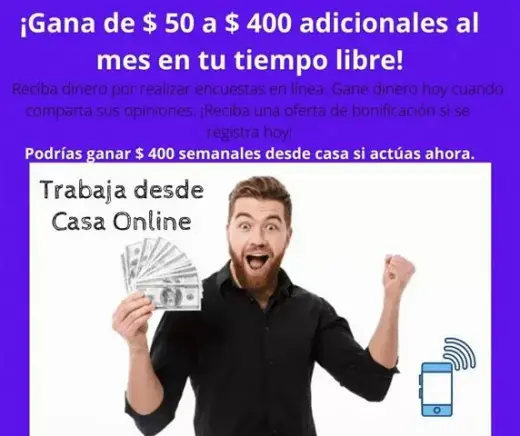Gana $$ completando formulario