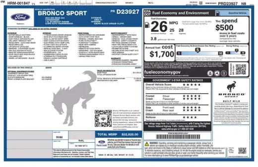 2023 Ford Bronco Sport