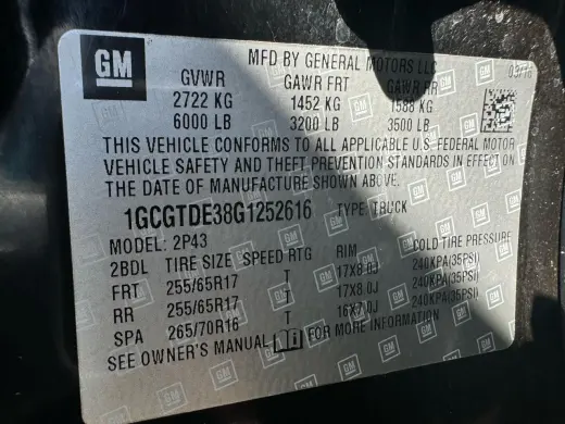 2016 Chevrolet Colorado