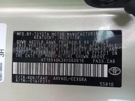 2008 Toyota Camry Hybrid