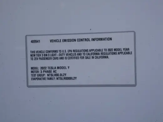 Tesla Model Y 2022 AWD Performance 4dr Crossover