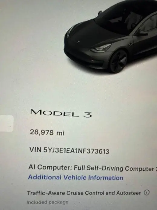 Tesla Model 3 2022 4dr Sedan