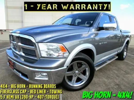2011 RAM 1500 QUAD CAB