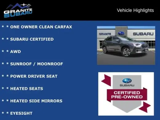 Subaru Crosstrek 2026 AWD Premium 4dr Crossover