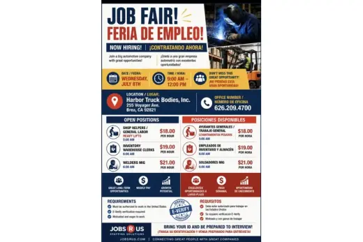¡FERIA DE TRABAJO EN BREA!