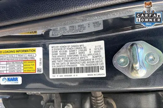 Honda Civic 2023 EX 4dr Sedan w/o BSI