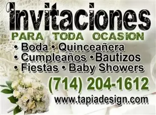 INVITACIONES EN ANAHEIM
