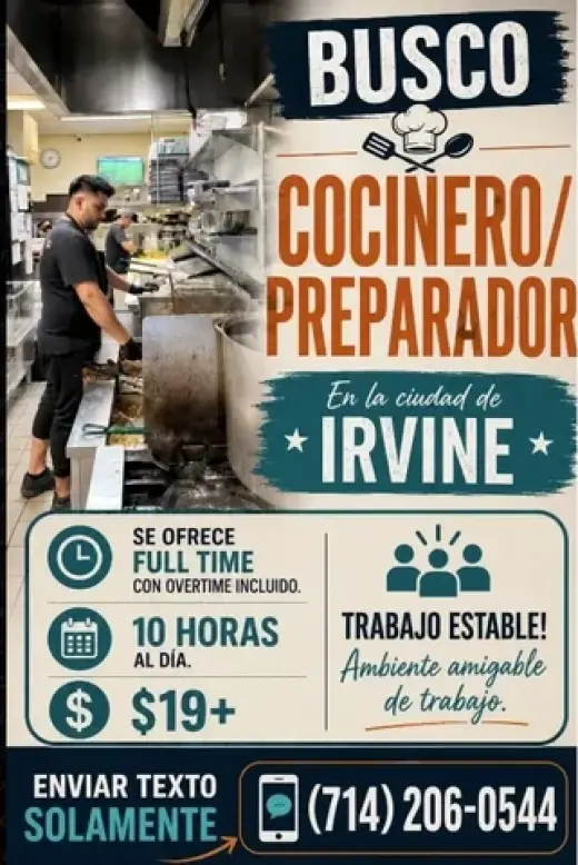 BUSCO COCINERO 📍Irvine