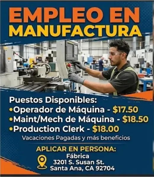 APLICAR EN PERSONA 📍Santa Ana