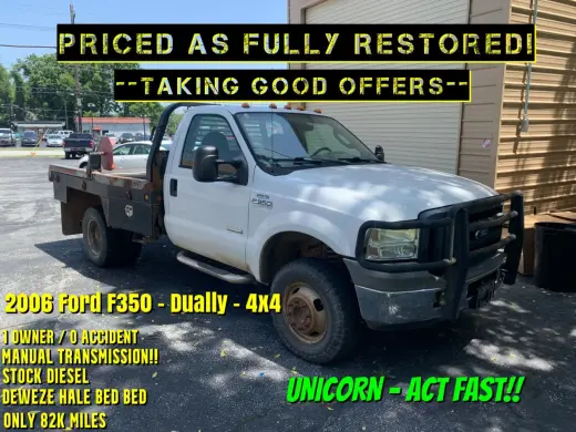 2006 FORD F350 SUPER DUTY REGULAR CAB & CHASSIS