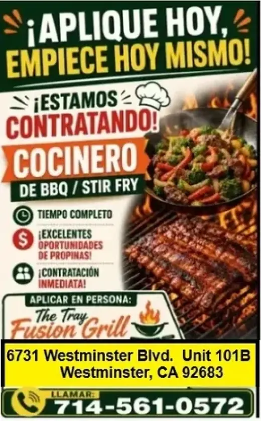 COCINERO DE BBQ /STIR FRY