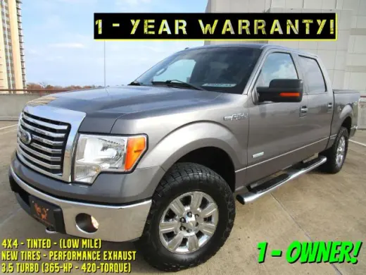 2012 FORD F150 SUPERCREW CAB