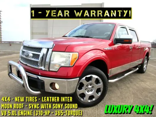 2010 FORD F150 SUPERCREW CAB