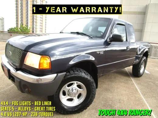 2001 FORD RANGER SUPER CAB