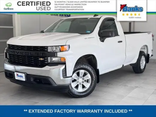 Chevrolet Silverado 1500 2021 4x4 Work Truck 2dr Regular Cab 8 ft. LB