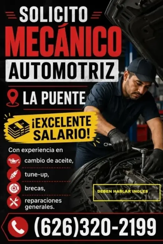 SOLICITO MECÁNICO 📍LA PUENTE